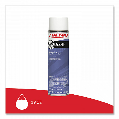 Ax-It Aerosol Baseboard Stripper, Sassafras Scent, 19 oz Aerosol Spray, 12/Carton (0992300CT)