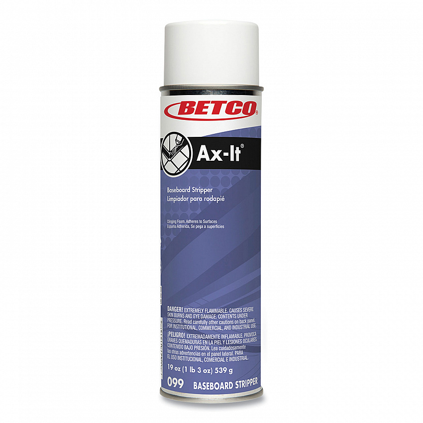 Ax-It Aerosol Baseboard Stripper, Sassafras Scent, 19 oz Aerosol Spray, 12/Carton (0992300CT)