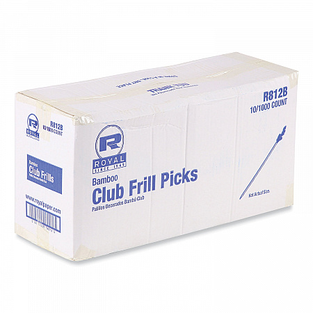 Cellophane-Frill Wood Picks, 4