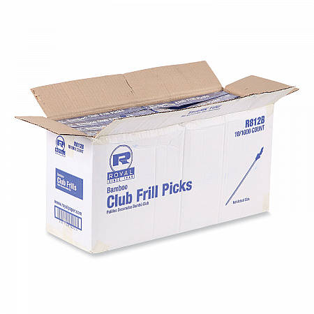 Cellophane-Frill Wood Picks, 4
