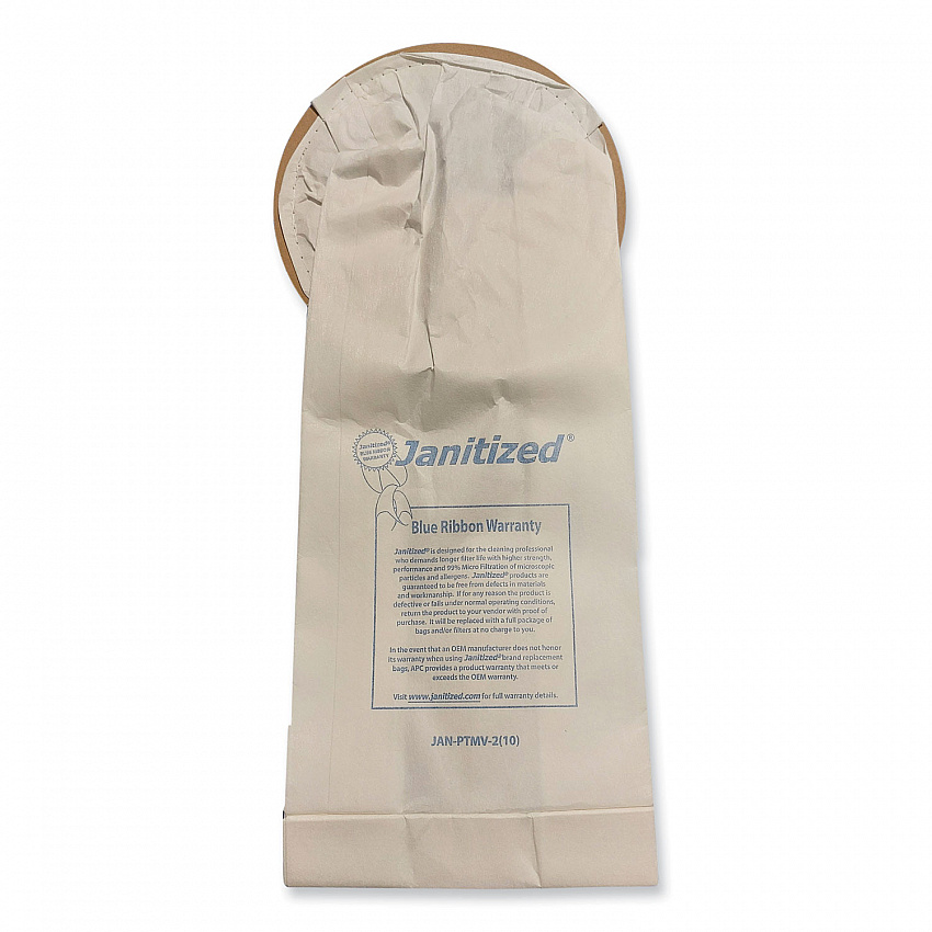 Vacuum Filters Designed to Fit Most Commercial 10 Qt. Backpack Vacs, 10/Pack (JANPTMV2PK)