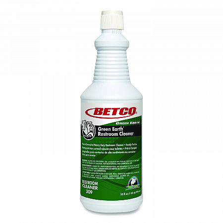 Green Earth RTU Restroom Cleaner, Fresh Mint Scent, 32 oz Bottle, 12/Carton (3091200)