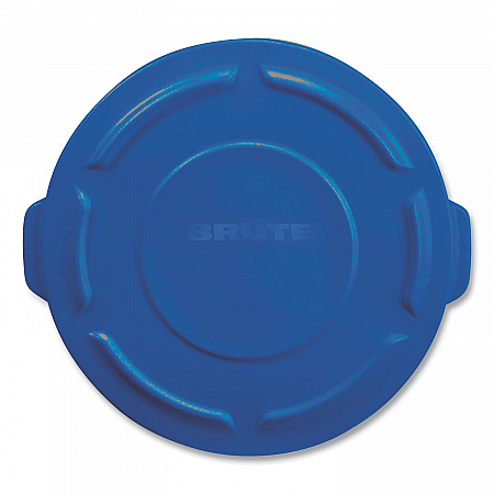 BRUTE Self-Draining Flat Top Lids for 32 gal Round BRUTE Containers, 22.25