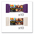 Minis, Salted Caramel and Dark Chocolate Nut/Dark Chocolate Almond and Coconut, 0.7 oz, 20/Pack (27970)
