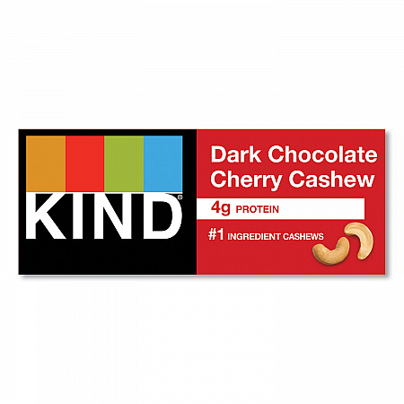 Plus Nutrition Boost Bar, Dk ChocolateCherryCashew/Antioxidants, 1.4 oz Bar, 12/Box (17250)