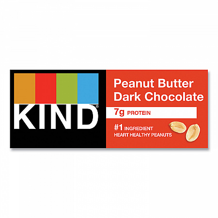 Plus Nutrition Boost Bar, Peanut Butter Dark Chocolate/Protein, 1.4 oz Bar, 12/Box (17256)