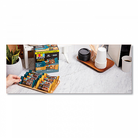 Minis, Salted Caramel and Dark Chocolate Nut/Dark Chocolate Almond and Coconut, 0.7 oz, 20/Pack (27970)
