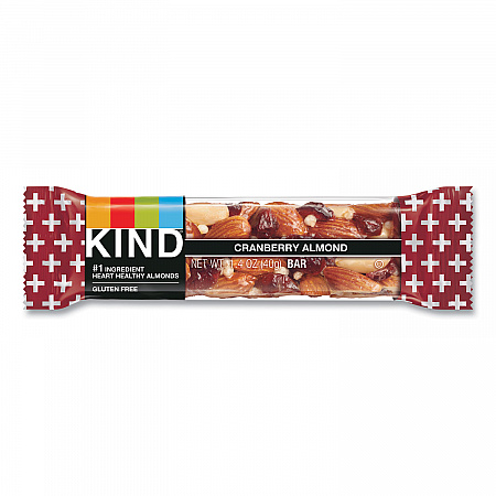 Plus Nutrition Boost Bar, Cranberry Almond and Antioxidants, 1.4 oz Bar, 12/Box (17211)