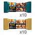 Minis, Dark Chocolate Nuts and Sea Salt/Caramel Almond and Sea Salt, 0.7 oz Bar, 20/Pack (27964)