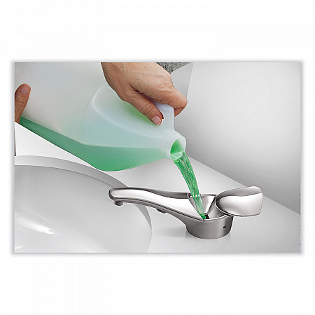 SureFlo Top-Fill Automatic Bulk Foam Soap Dispenser, 34 oz, 7.75 x 7.75 x 19.94, Chrome (828)