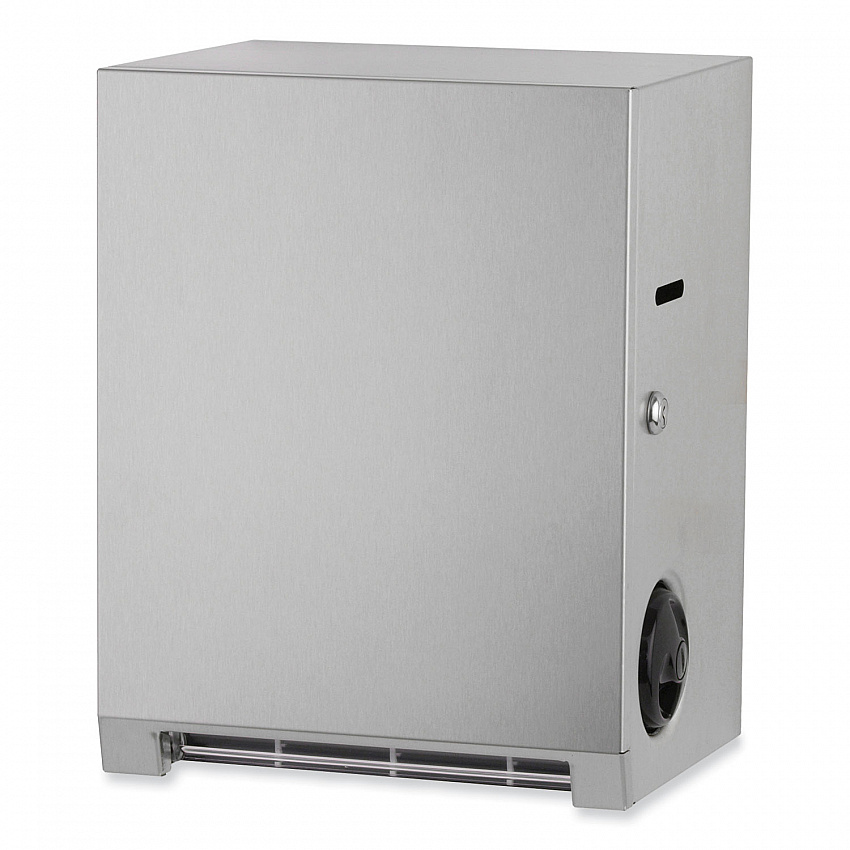 Surface-Mounted Roll Paper Towel Dispenser, 11.69 x 8.94 x 15, Satin Stainless Steel (2860)