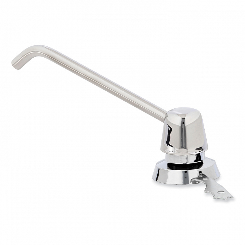 Counter-Mounted Soap Dispenser, 34 oz,  3 x 4 x 6, Stainless Steel (8226)