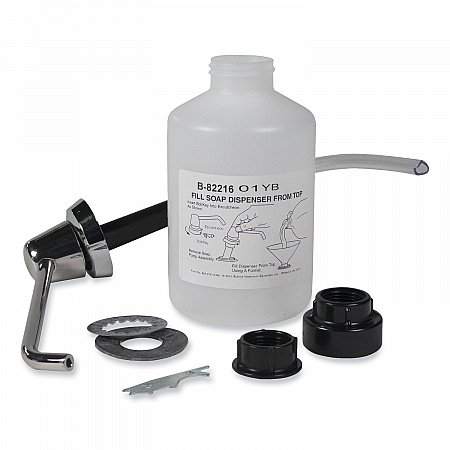 Manual Top-Fill Liquid Soap Dispenser, 6