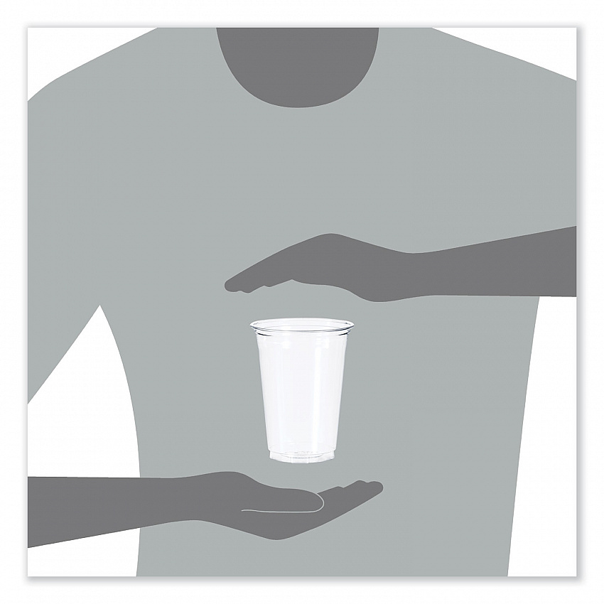 Ultra Clear Cups, 16 oz, Plastic, 50/Bag, 20 Bags/Carton (TR16)