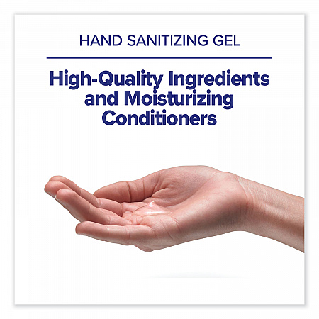 Advanced Hand Sanitizer Gel Refill, 1,200 mL, Clean Scent, For ES4 Dispensers, 2/Carton (506302)