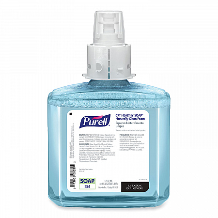 CLEAN RELEASE Technology HEALTHY SOAP Naturally Clean Foam Refill, For ES4 Dispensers, Citrus Scent, 1,200 mL, 2/Carton (507102)