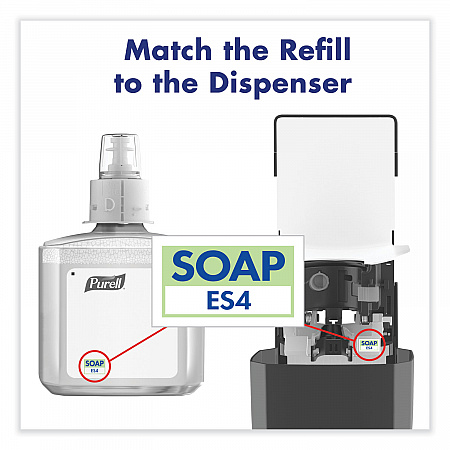 HEALTHY SOAP 0.5% BAK Antimicrobial Foam Refill, For ES4 Dispensers, Light Citrus Floral Scent, 1,200 mL, 2/Carton (507902)