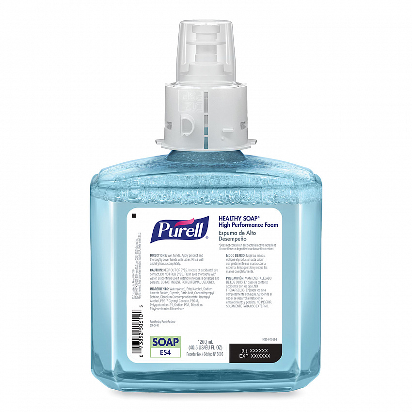 CLEAN RELEASE Technology (CRT) HEALTHY SOAP High Performance Foam Refill, For ES4 Dispensers, Fragrance-Free, 1,200 mL, 2/CT (508502)