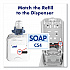 HEALTHY SOAP Mild Foam Refill, For CS4 Dispensers, Fragrance-Free, 1,250 mL, 4/Carton (517404CT)