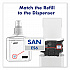 Advanced Hand Sanitizer Foam, For ES6 Dispensers, 1,200 mL Refill, Clean Scent, 2/Carton (645302)