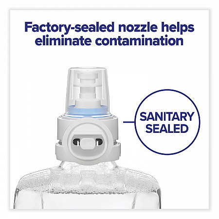 HEALTHY SOAP Mild Foam Refill, For CS6 Dispensers, Fragrance-Free, 1,200 mL, 2/Carton (657402CT)
