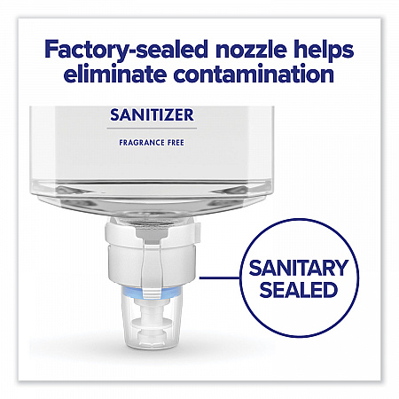 Advanced Hand Sanitizer Gel Refill, 1,200 mL, Clean Scent, For ES8 Dispensers, 2/Carton (776302)