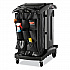 High-Security Housekeeping Cart, Plastic, 3 Shelves, 2 Bins, 22