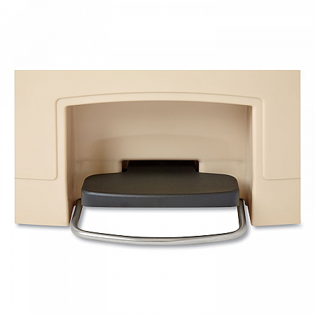 Streamline Resin Step-On Container, Front Step Style, 13 gal, Polyethylene, Beige (1883458)