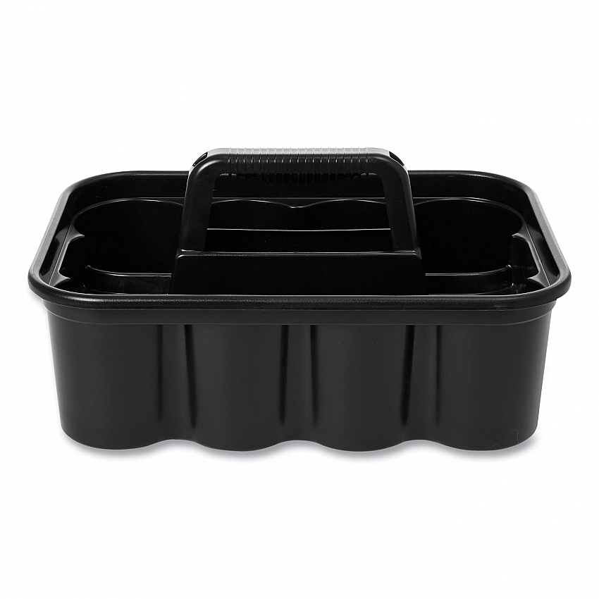 Commercial Deluxe Carry Caddy, Eight Compartments, 15 x 7.4, Black (315488BLA)