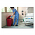 Indoor Utility Step-On Waste Container, 18 gal, Plastic, Red (614500RED)