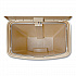 Streamline Resin Step-On Container, Front Step Style, 24 gal, Polyethylene, Beige (1883552)
