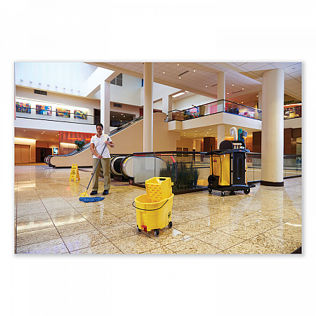 Vinyl Cleaning Cart Bag for Rubbermaid Commercial 9T76, 9T77 and 9T78, 34 gal, 17.5