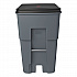 Brute Roll-Out Heavy-Duty Container, 95 gal, Polyethylene, Gray (9W22GY)