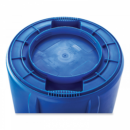 Brute Recycling Container, 32 gal, Polyethylene,  Blue (263273BE)