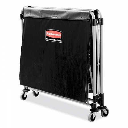 One-Compartment Collapsible X-Cart, Synthetic Fabric, 9.96 cu ft Bin, 24.1