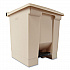 Indoor Utility Step-On Waste Container, 8 gal, Plastic, Beige (6143BEI)