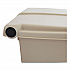 Indoor Utility Step-On Waste Container, 12 gal, Plastic, Beige (6144BEI)