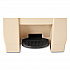 Indoor Utility Step-On Waste Container, 12 gal, Plastic, Beige (6144BEI)