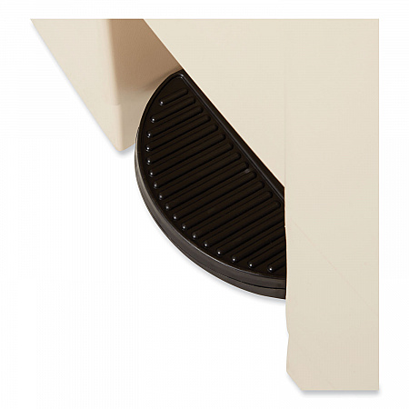 Legacy Step-On Receptacle, 18 gal, Polyethylene, Beige (614500BG)