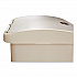 Streamline Resin Step-On Container, Front Step Style, 8 gal, Polyethylene, Beige (1883456)