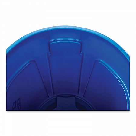 Brute Recycling Container, 32 gal, Polyethylene,  Blue (263273BE)