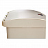 Streamline Resin Step-On Container, Front Step Style, 13 gal, Polyethylene, Beige (1883458)
