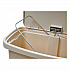 Streamline Resin Step-On Container, Front Step Style, 8 gal, Polyethylene, Beige (1883456)