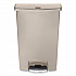 Streamline Resin Step-On Container, Front Step Style, 24 gal, Polyethylene, Beige (1883552)