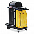 Vinyl Cleaning Cart Bag for Rubbermaid Commercial 9T76, 9T77 and 9T78, 34 gal, 17.5