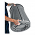 Vented Round Brute Container, 55 gal, Plastic,  Gray (265500GY)