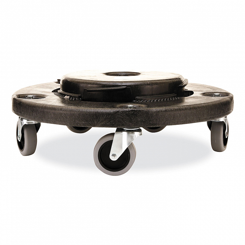 Brute Quiet Dolly, 250 lb Capacity, 18.25" Diameter x 6.63"h, Black (264043BLA)