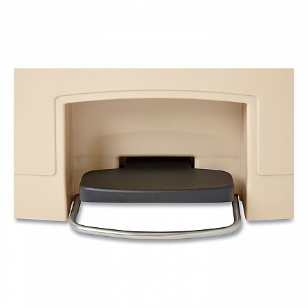 Streamline Resin Step-On Container, Front Step Style, 24 gal, Polyethylene, Beige (1883552)