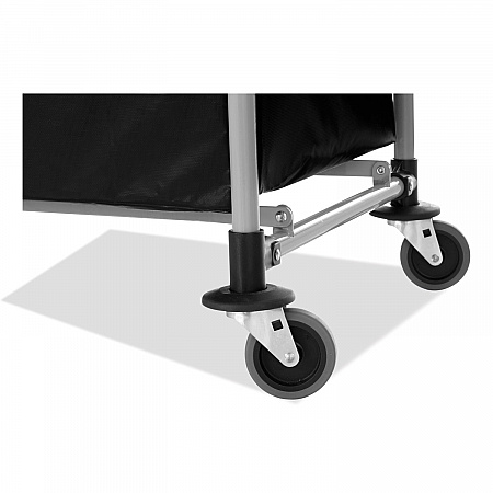 One-Compartment Collapsible X-Cart, Synthetic Fabric, 9.96 cu ft Bin, 24.1