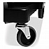Executive Janitorial Cleaning Cart, Plastic, 4 Shelves, 1 Bin, 21.75
